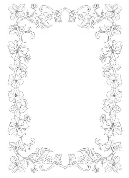 Рамки для приглашений черно белые