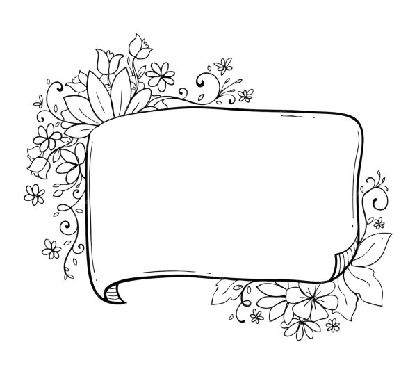 Красивые рамки карандашом