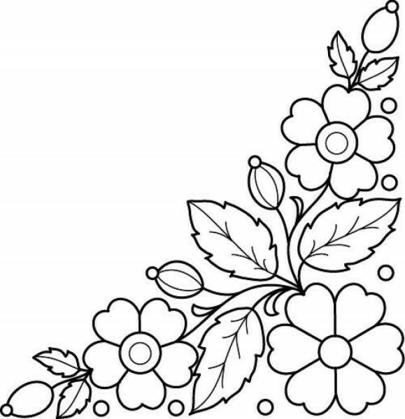 Трафареты для вышивки гладью