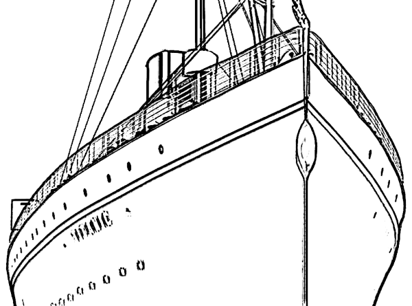 Титаник разукрашки корабль