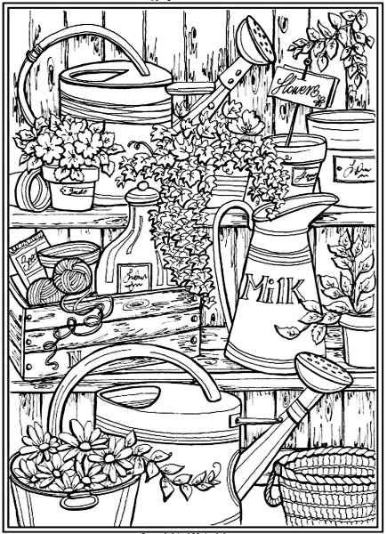 Уютные раскраски