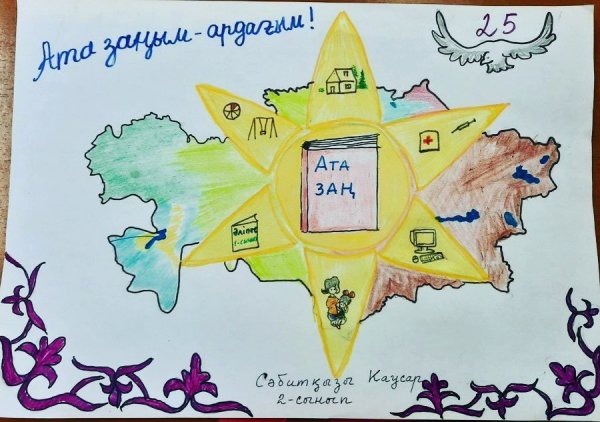 Конкурс рисунков Конституция РК