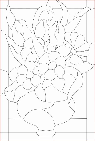 Витраж набросок