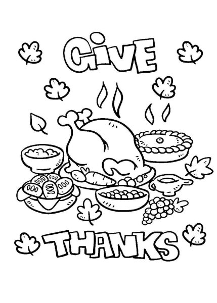 День Благодарения рисунки