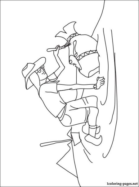 Раскраски профессии археолог