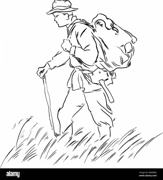 Геолог раскраска для детей