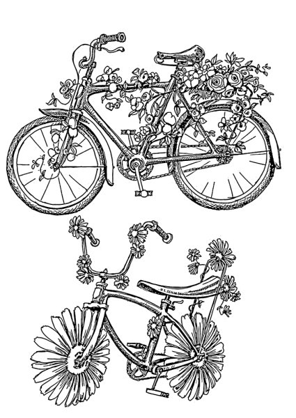 Велосипед в графике