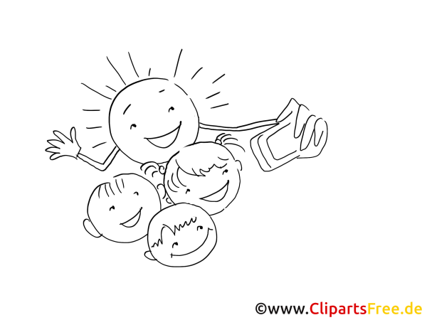 Веселые дети раскраска для детей