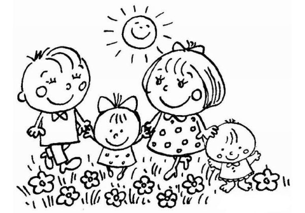 Раскраски ко Дню защиты детей