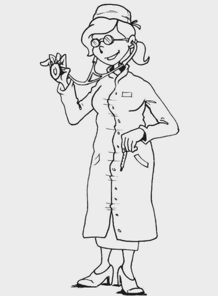 Рисунок ко Дню медицинского работника