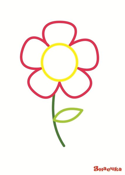 Цветы для рисования детям
