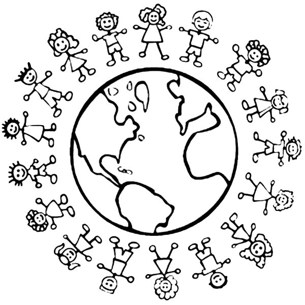 Раскраска мир