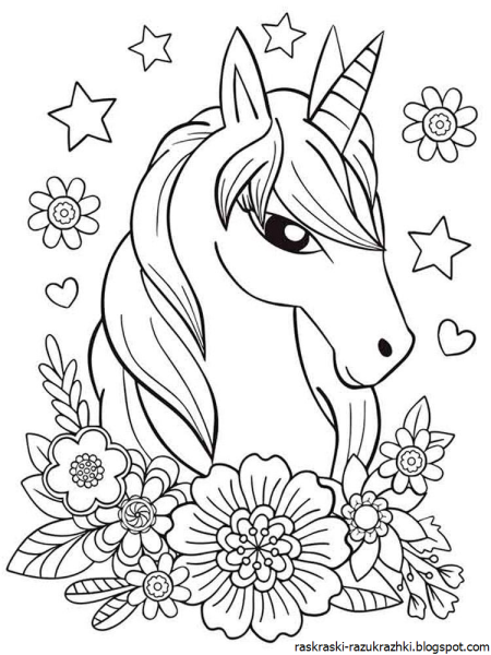 Раскраски для девочек едино