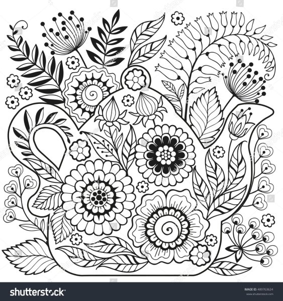 Раскраски дудлинг