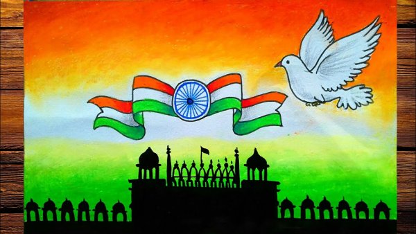 Рисование день независимости Узбекистан