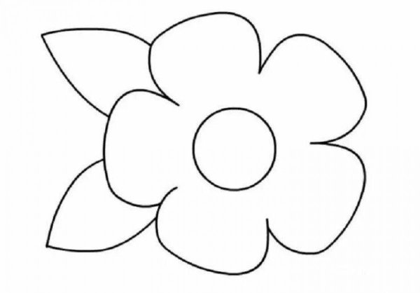 Цветок шаблон