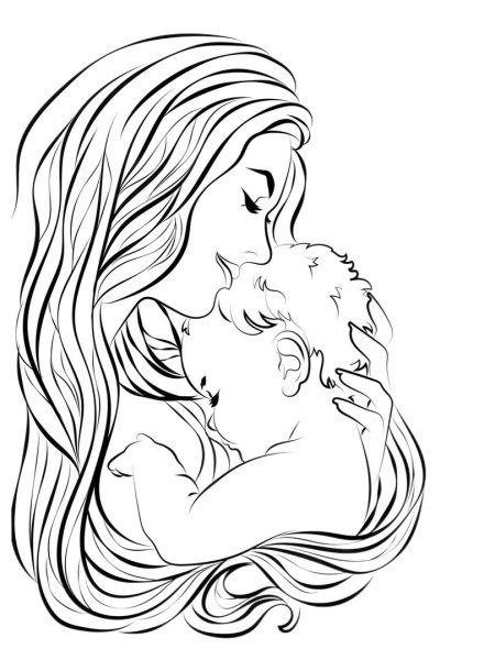 Вытынанки ко Дню матери