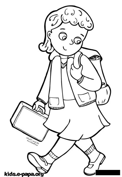 Раскраска 1 сентября день знаний