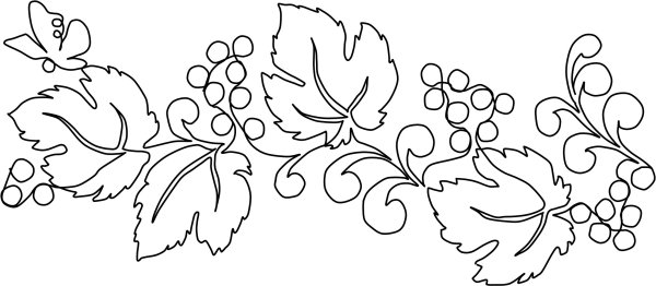 Растительный орнамент в полосе