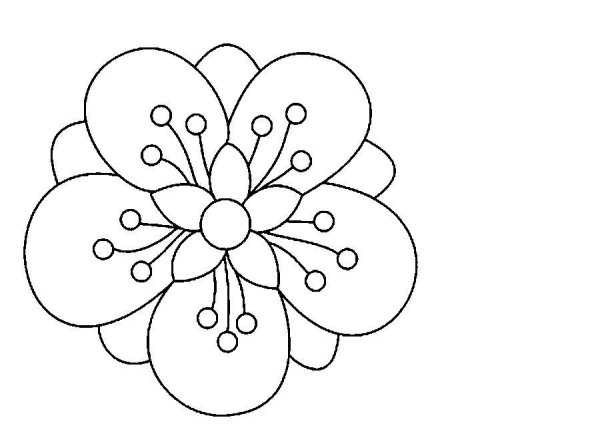 Трафарет "цветы"