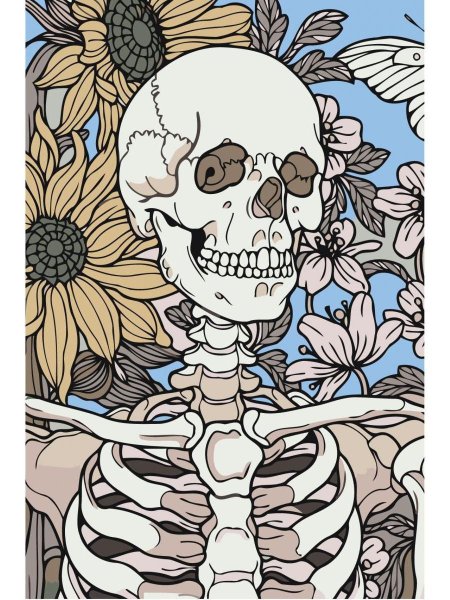 Стилизованный скелет