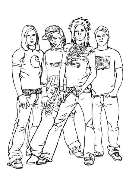 Раскраска для подростка