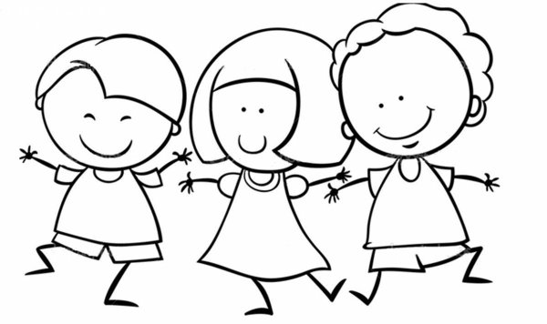 Контурные изображения для детей