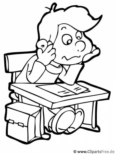 Учеба раскраска