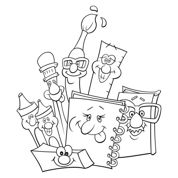 Веселые открытки-раскраски