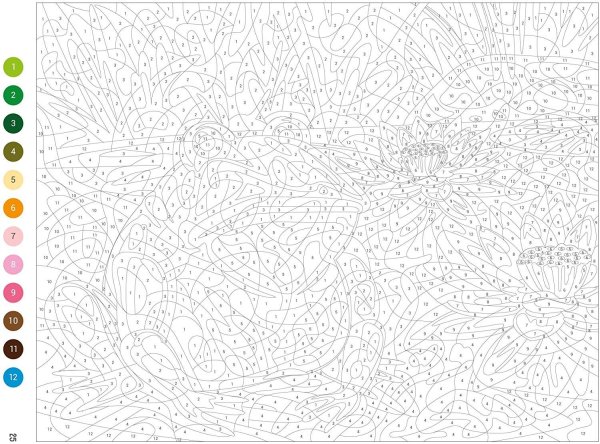 Рисование по номерам сложные