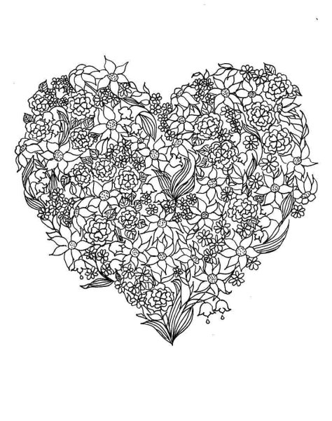 Черно белая раскраска антистресс