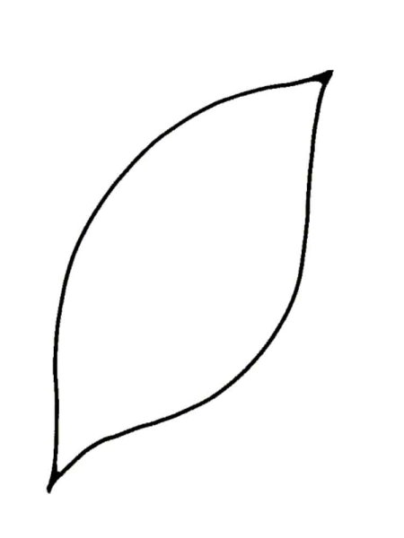 Трафареты "листья"