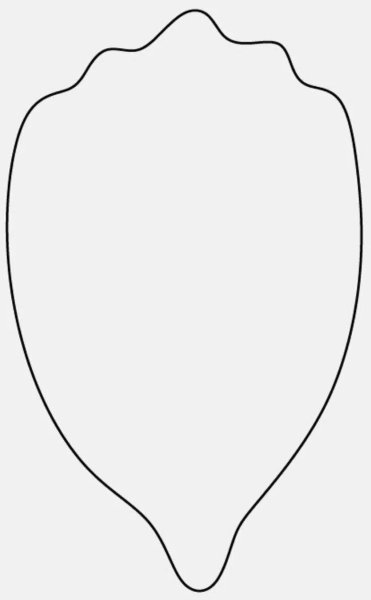 Трафареты лепестков цветов