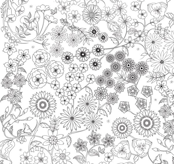 Фоны для раскрашивания