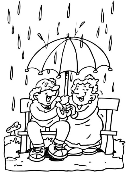 День пожилого человека раскраска