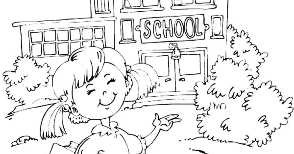 Раскраски про школу для дошкольников