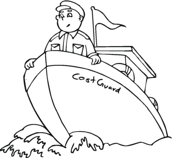 Раскраска моряк