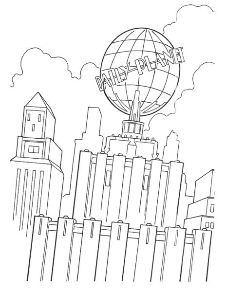 Раскраска день города для детей