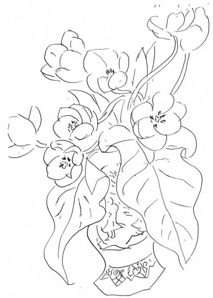 Матисс букет цветов