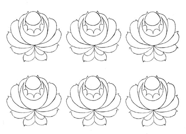 Гжельская роза раскраска для детей