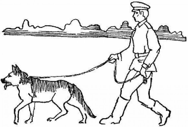 Раскраска пограничник