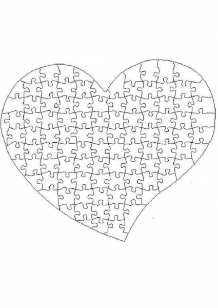 Раскраска антистресс сердечко