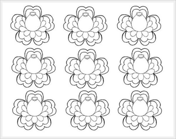 Элементы Косовской росписи раскраска