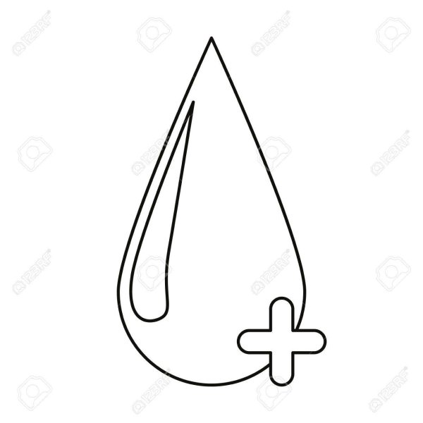 Кровь раскраска для детей