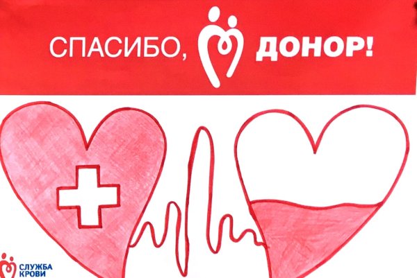 Плакат ко Дню донора крови