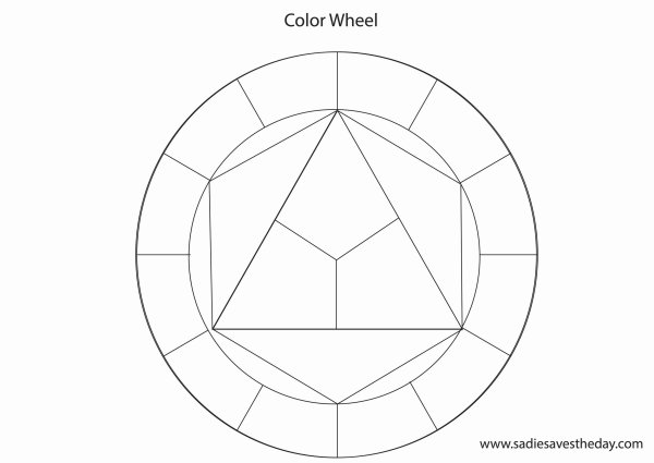 Цветовой круг Иттена нарисовать