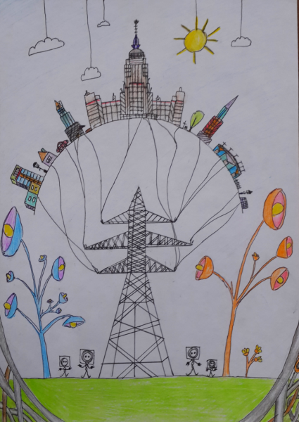 Байтерек рисунок