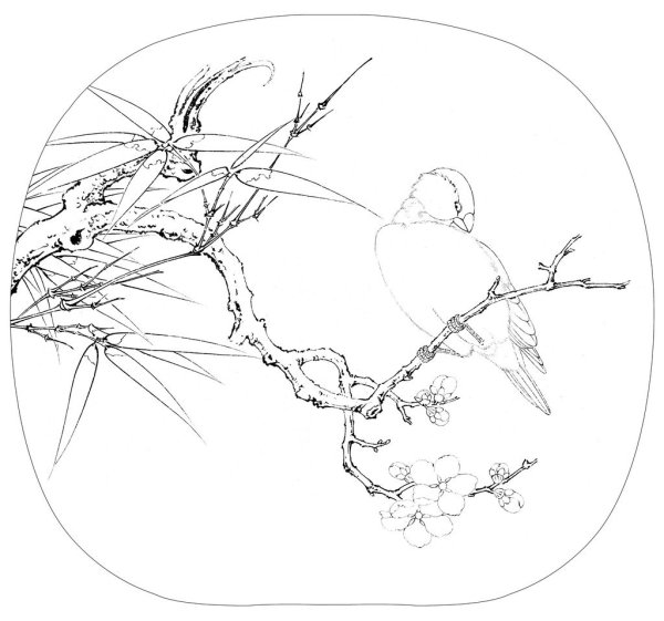 Гунби китайская живопись контуры