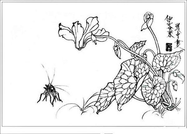Раскраски в стиле китайской живописи