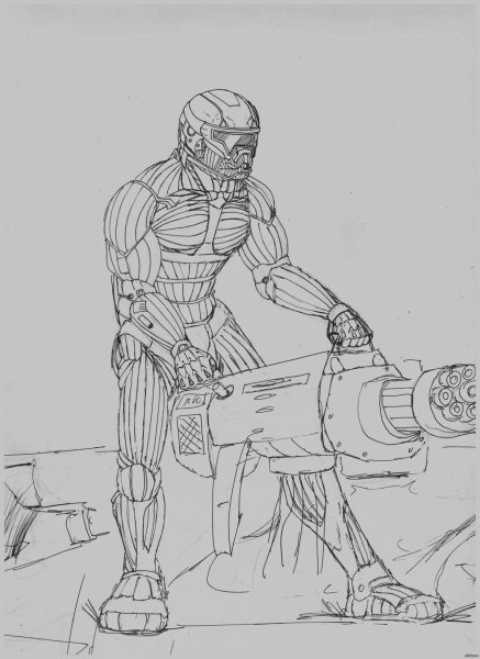 Крайзис карандашом